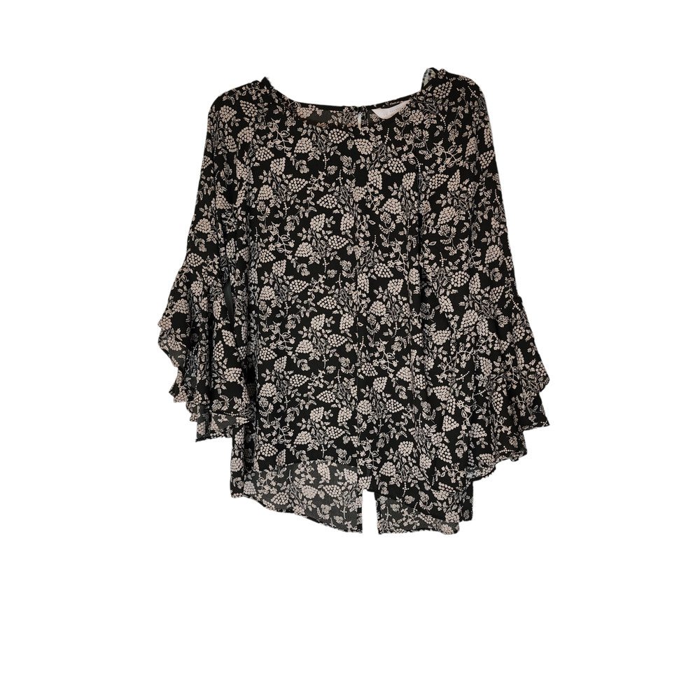 NWT Lauren Conrad Flutter Bell Sleeve Blouse M